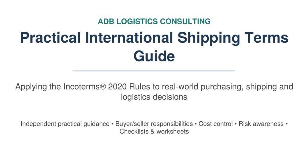 Practical International Shipping Terms Guide