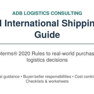 Practical International Shipping Terms Guide